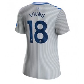 Everton Ashley Young #18 Replika Tredjetrøje Dame 2023-24 Kortærmet